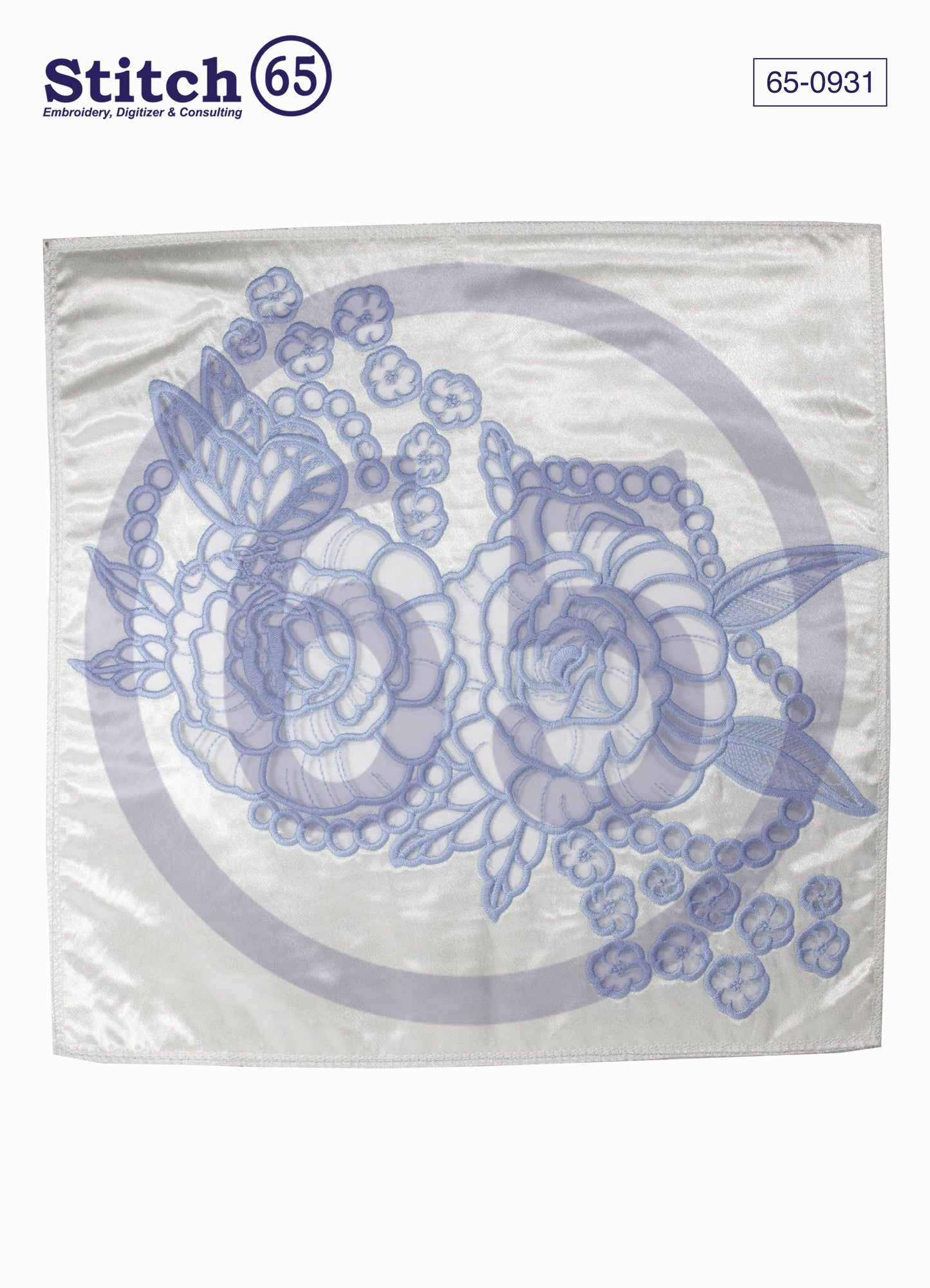 SATIN AND ORGANZA PANEL