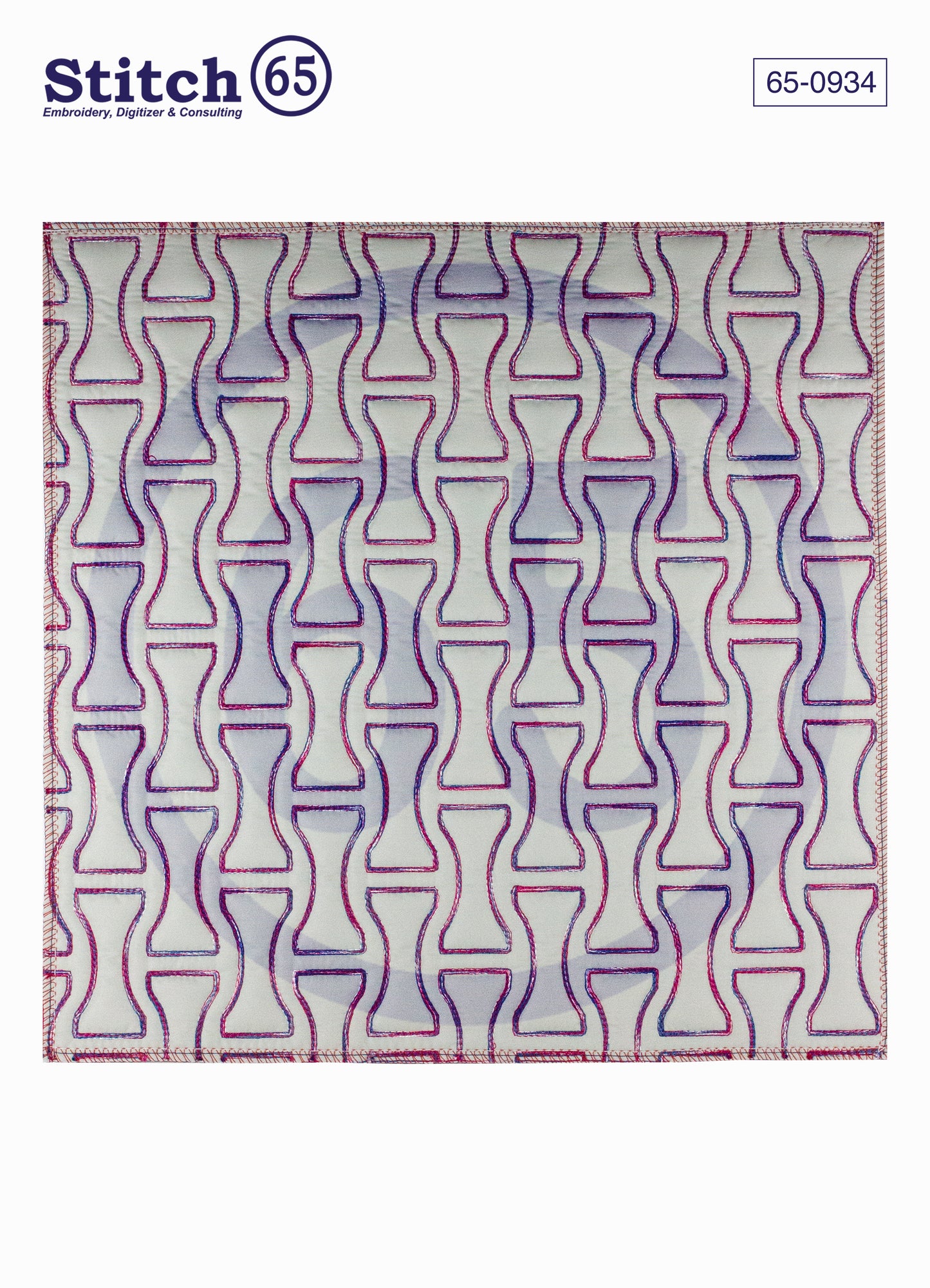 QUILTED EMBROIDERY PANEL